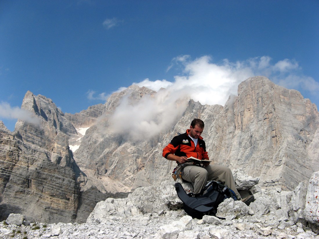 Civetta/Torre Venezia - Matteo Bertolotti in vetta